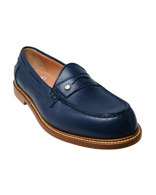 Pollini Blue Loafers