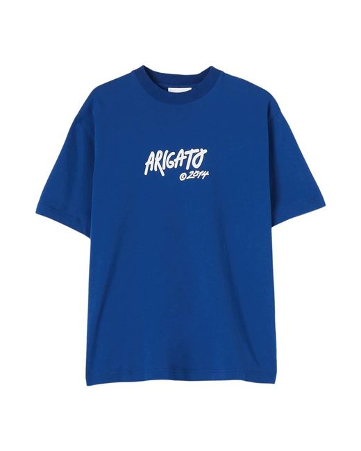 Axel Arigato Aixel Bio-Baumwoll T-Shirt in Blue für Herren