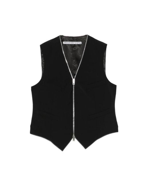 Alexander Wang Black Vests