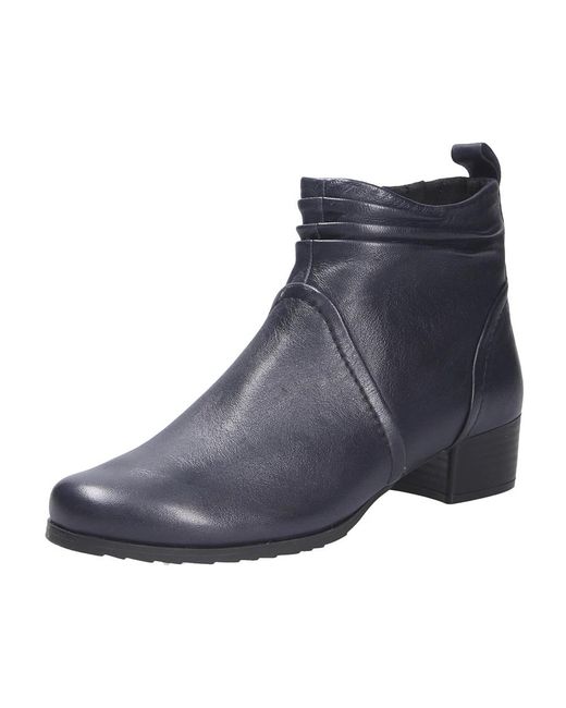 Caprice Blue Heeled Boot