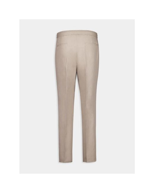 Brunello Cucinelli Natural Slim-Fit Trousers for men