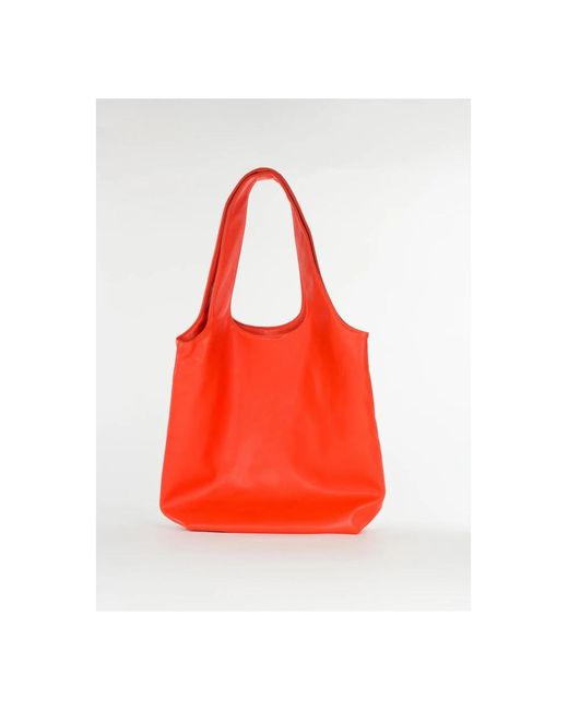 A.P.C. Red Tote bags