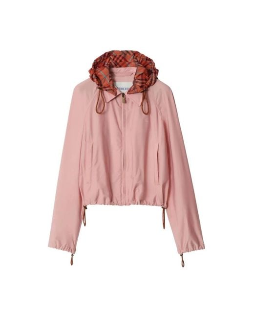Burberry Pink Light Jackets