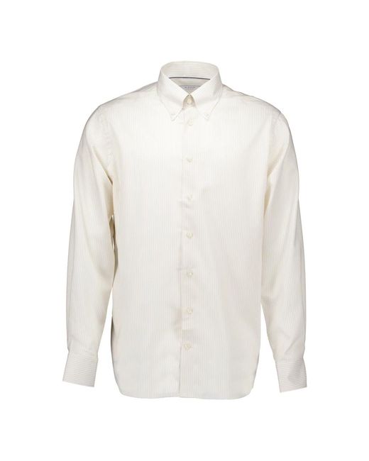 Eton of Sweden White Casual Shirts for men