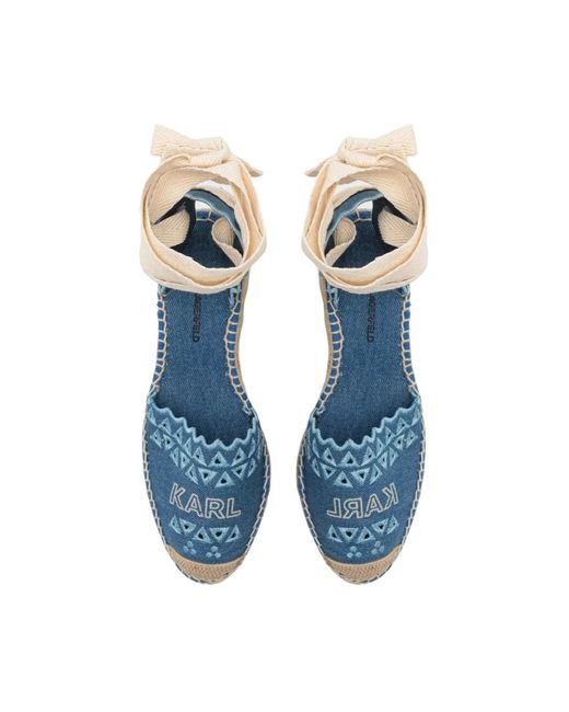 Shoes > heels > wedges Karl Lagerfeld en coloris Blue