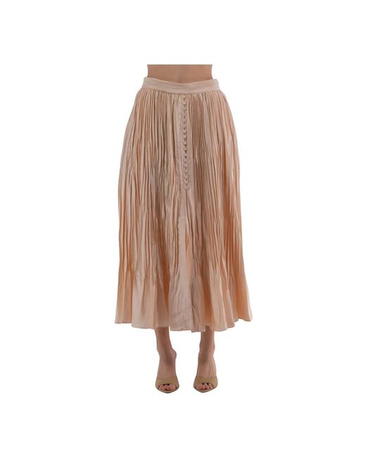 Jonathan Simkhai Midi Skirts in het Brown