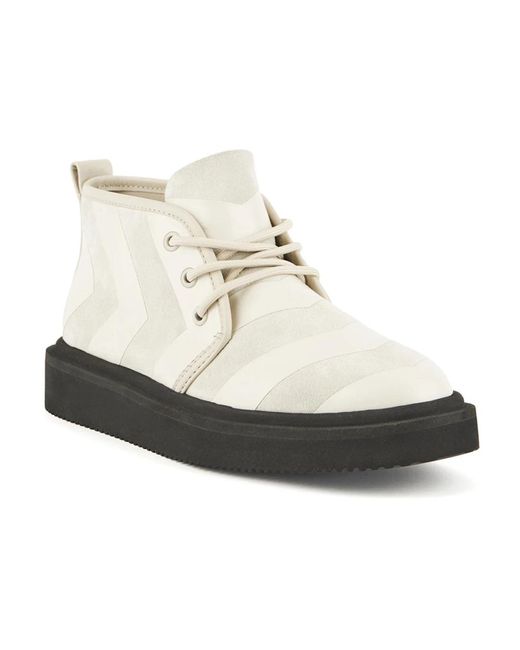 United Nude White Lace-up boots