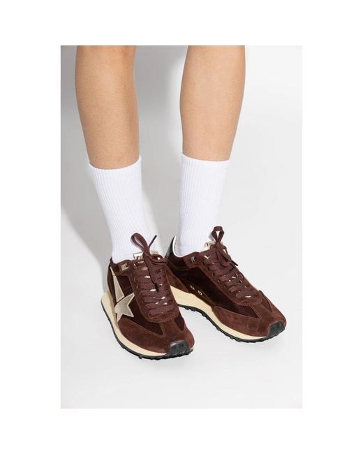 Golden Goose Deluxe Brand Brown Sneakers