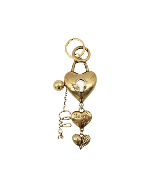 Chloé Metallic Keychains