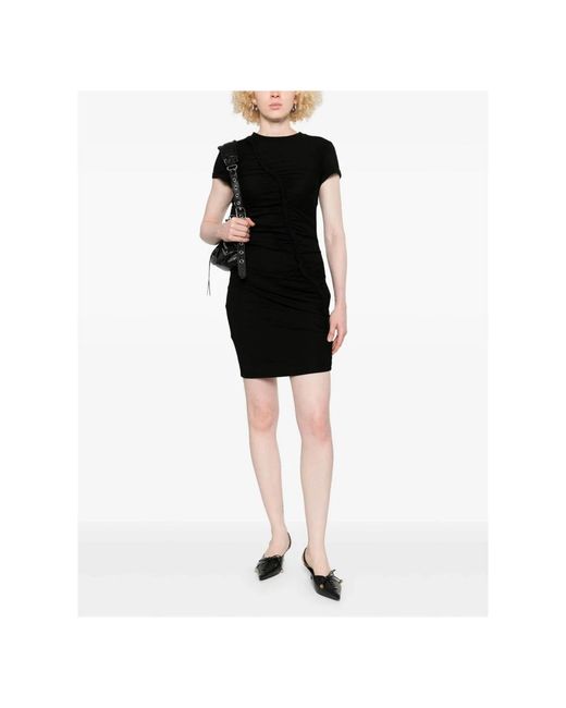 McQueen Black Short Dresses