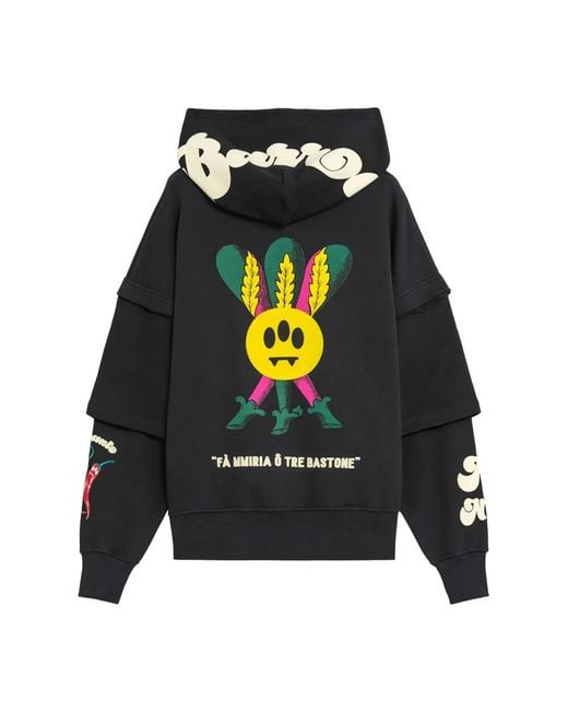 Hoodies di Barrow in Black da Uomo