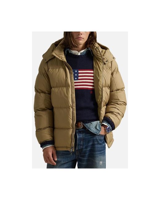 Polo Ralph Lauren Gorham Down Jacket in het Natural voor heren