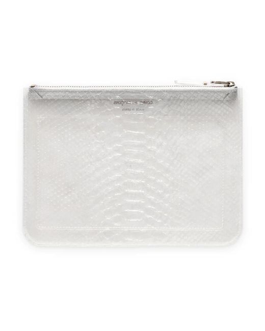 Comme des Garçons White Clutches