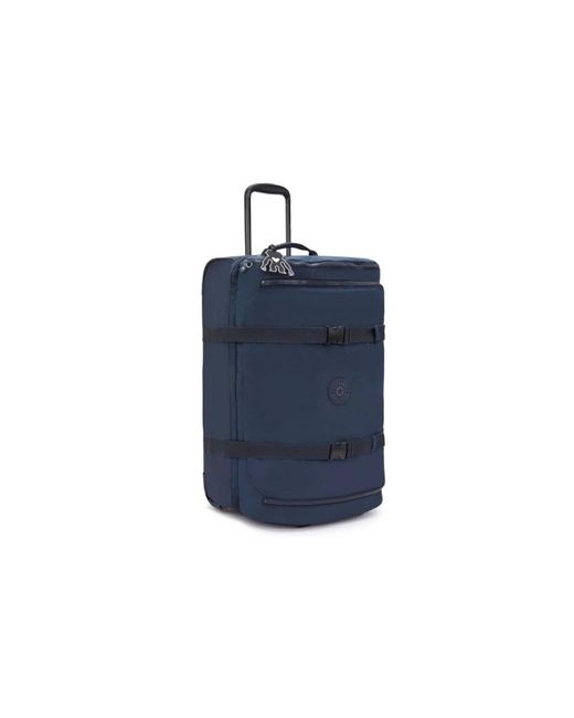 Kipling Koffers ,Blauw ,Aviana Trolley: Praktische En Onvergetelijke Reisgenoot in het Blue