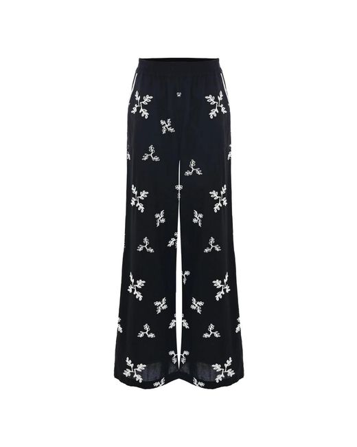 Kocca Wide Trousers in het Black