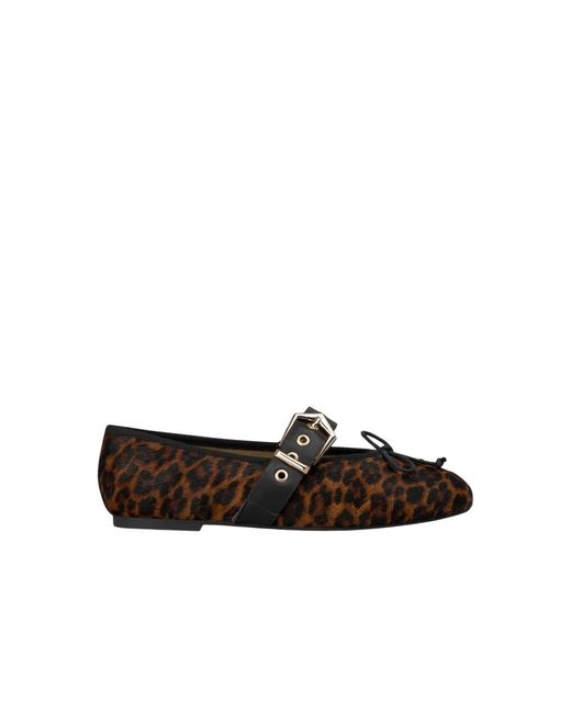 Alma En Pena. Brown Ballerina Shoes