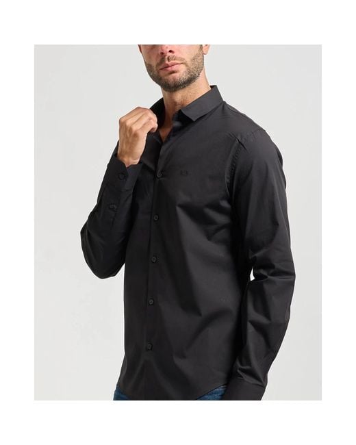 ARMANI EXCHANGE Black Casual Shirts for men