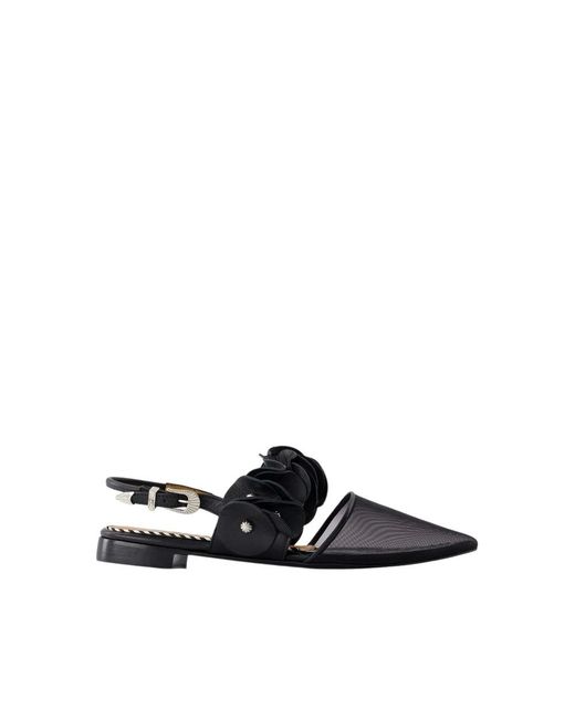 Toga Black Ballerinas