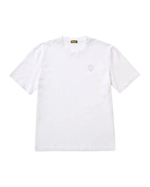 Blauer White T-Shirts for men