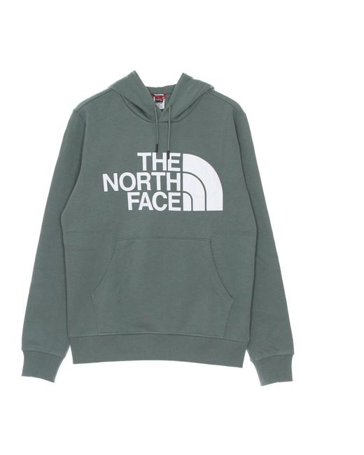 The North Face Grüner Hoodie Mit Kängurutasche in Gray für Herren