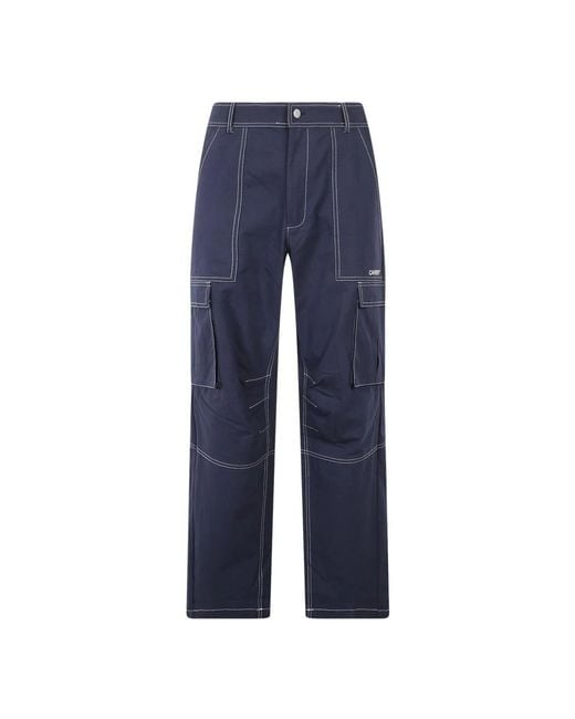Carrera Blue Straight Trousers for men