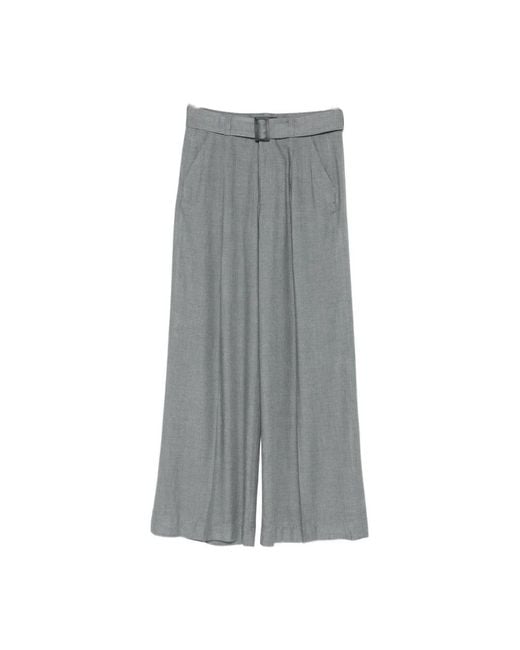 Dondup Gray Wide Trousers