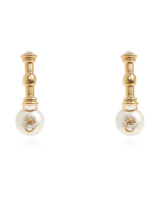 Earrings Chloé de color Metallic