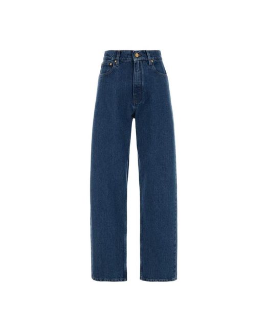 Jil Sander Blue Loose-Fit Jeans