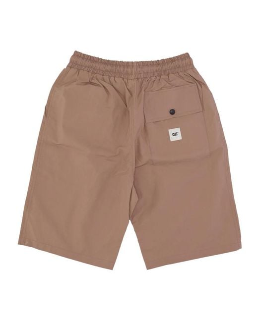 Caterpillar Brown Casual Shorts for men