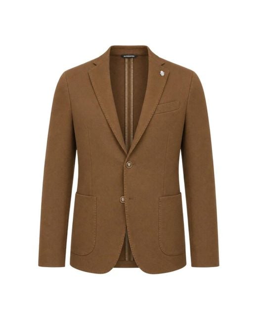 Daniele Alessandrini Brown Blazers for men