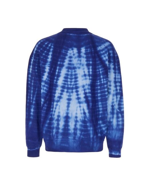 Marcelo Burlon Blue Sweatshirts for men