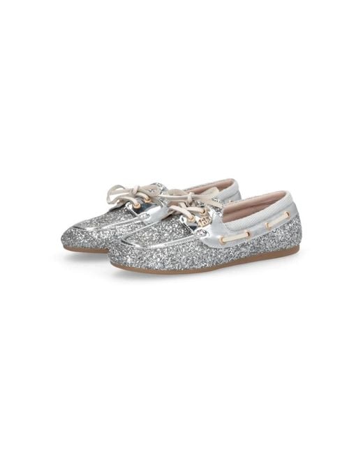 Liu Jo White Sailor Shoes