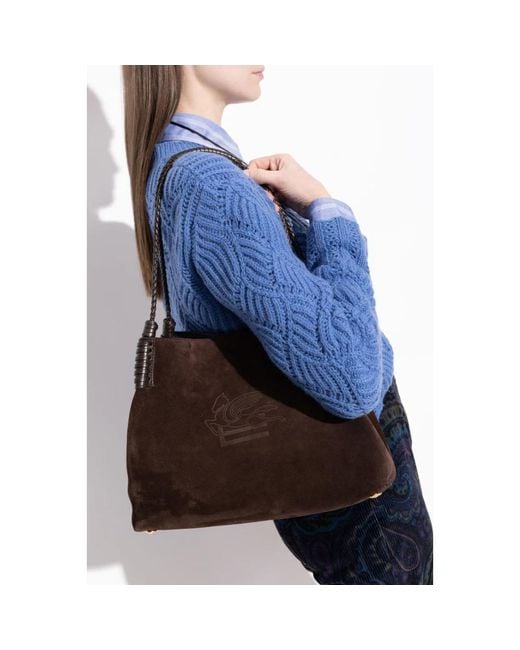 Etro Brown Shopping Bags