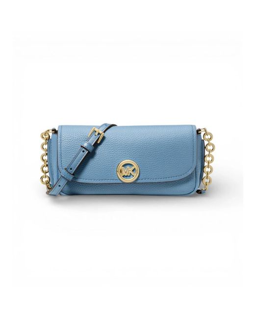 Michael Kors Blue Shoulder Bags
