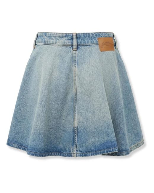 Ganni Blue Denim Skirts