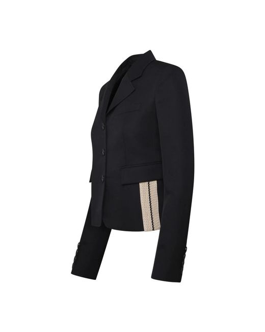 Palm Angels Black Blazers
