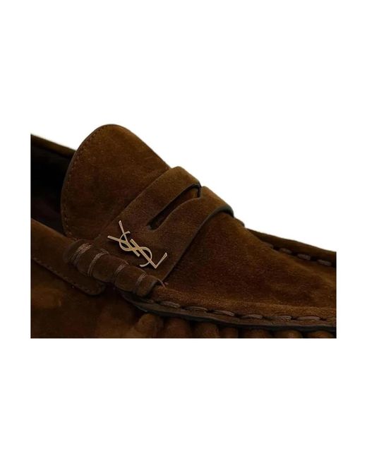 Saint Laurent Brown Loafers for men