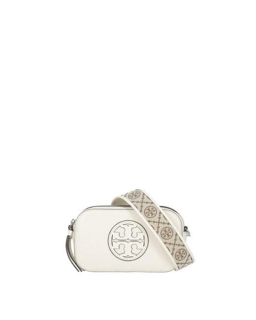 Tory Burch Natural Cross Body Bags