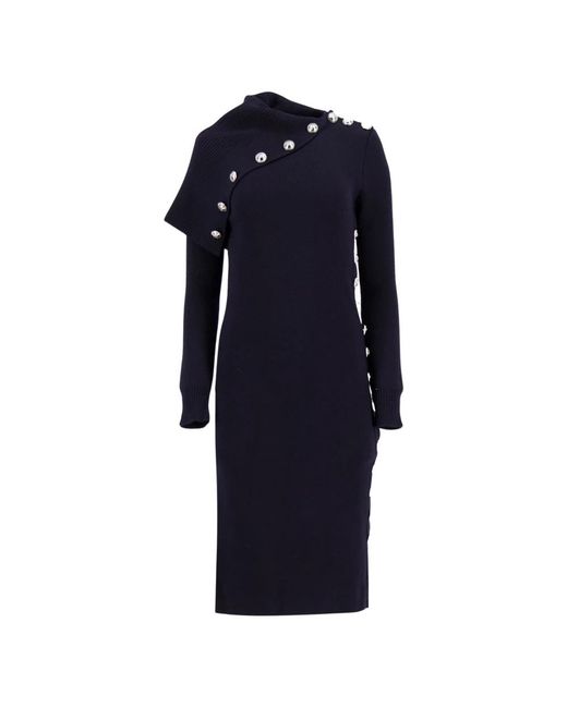 Rabanne Blue Knitted Dresses