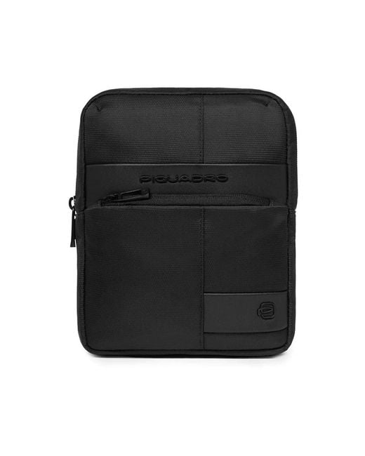 Piquadro Black Cross Body Messenger for men