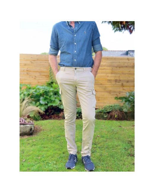Chinos Mason's de hombre de color Blue