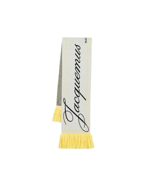 Jacquemus Winter Scarves in het Metallic