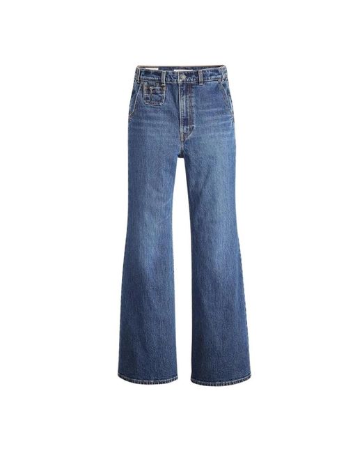 Levi's Flared Jeans in het Blue