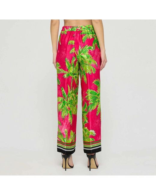 Ermanno Scervino Green Wide Trousers
