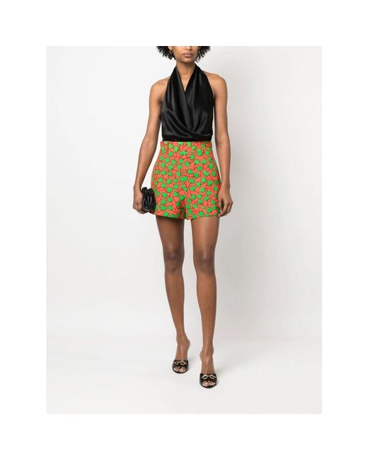 Moschino Green Short Shorts