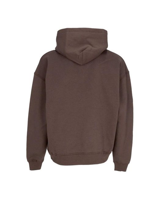 Iuter Brauner Kapuzenpullover Mit Fronttasche in Brown für Herren