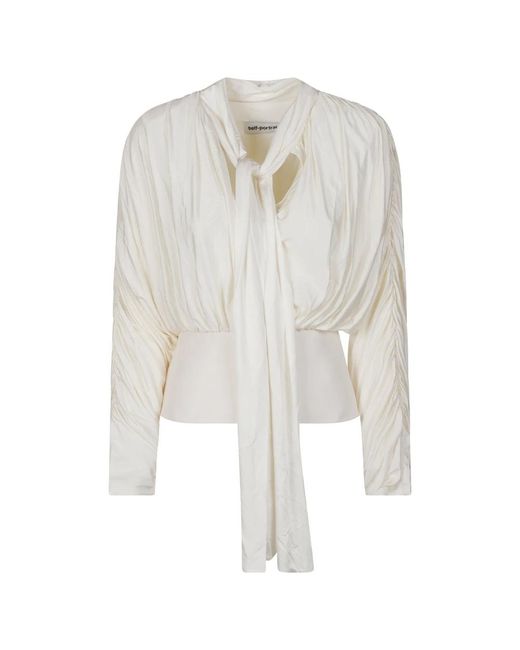 Self-Portrait White Blouses