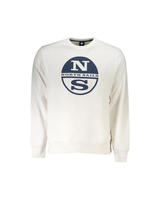 North Sails White Sweatshirts for men
