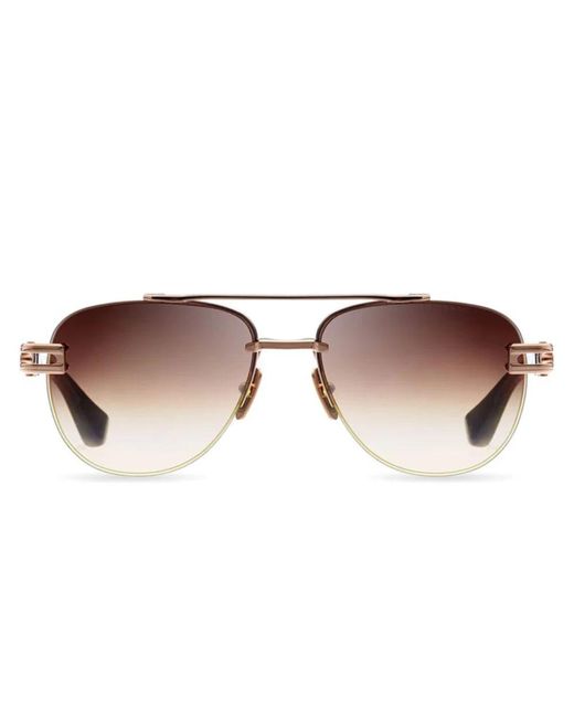 Evo two occhiali da sole eleganti di Dita Eyewear in Brown