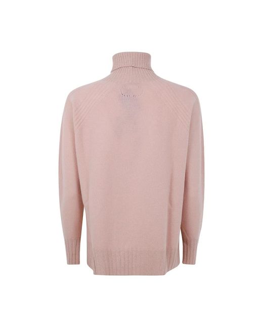 Twinset Pink Turtlenecks